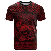 Personalized Caernarfonshire Sir Gaernarfon T Shirt Red Castle Tower Celtic-inspired - Wonder Print Shop