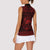 Personalized Caernarfonshire Sir Gaernarfon Women Sleeveless Polo Shirt Red Castle Tower Celtic-inspired - Wonder Print Shop