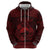Personalized Caernarfonshire Sir Gaernarfon Zip Hoodie Red Castle Tower Celtic-inspired - Wonder Print Shop