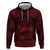 Personalized Caernarfonshire Sir Gaernarfon Zip Hoodie Red Castle Tower Celtic-inspired - Wonder Print Shop