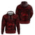 Personalized Caernarfonshire Sir Gaernarfon Zip Hoodie Red Castle Tower Celtic-inspired - Wonder Print Shop