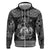 Personalized Cardiganshire Ceredigion Zip Hoodie Black Leaping Salmon Celtic-inspired - Wonder Print Shop