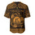 Personalized Cardiganshire Ceredigion Baseball Jersey Gold Leaping Salmon Celtic-inspired - Wonder Print Shop