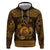 Personalized Cardiganshire Ceredigion Hoodie Gold Leaping Salmon Celtic-inspired - Wonder Print Shop