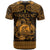 Personalized Cardiganshire Ceredigion T Shirt Gold Leaping Salmon Celtic-inspired - Wonder Print Shop