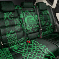 Personalized Cardiganshire Ceredigion Back Car Seat Cover Green Leaping Salmon Celtic-inspired - Wonder Print Shop