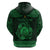 Personalized Cardiganshire Ceredigion Hoodie Green Leaping Salmon Celtic-inspired - Wonder Print Shop