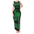 Personalized Cardiganshire Ceredigion Tank Maxi Dress Green Leaping Salmon Celtic-inspired - Wonder Print Shop