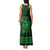 Personalized Cardiganshire Ceredigion Tank Maxi Dress Green Leaping Salmon Celtic-inspired - Wonder Print Shop