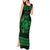 Personalized Cardiganshire Ceredigion Tank Maxi Dress Green Leaping Salmon Celtic-inspired - Wonder Print Shop