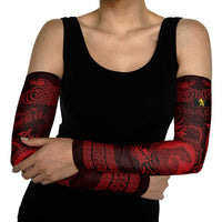 Personalized Cardiganshire Ceredigion Arm Sleeves Red Leaping Salmon Celtic-inspired - Wonder Print Shop