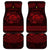 Personalized Cardiganshire Ceredigion Car Mats Red Leaping Salmon Celtic-inspired - Wonder Print Shop