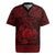 Personalized Cardiganshire Ceredigion Rugby Jersey Red Leaping Salmon Celtic-inspired - Wonder Print Shop