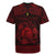 Personalized Cardiganshire Ceredigion Rugby Jersey Red Leaping Salmon Celtic-inspired - Wonder Print Shop