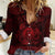 Personalized Cardiganshire Ceredigion Women Casual Shirt Red Leaping Salmon Celtic-inspired - Wonder Print Shop