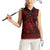 Personalized Cardiganshire Ceredigion Women Sleeveless Polo Shirt Red Leaping Salmon Celtic-inspired - Wonder Print Shop