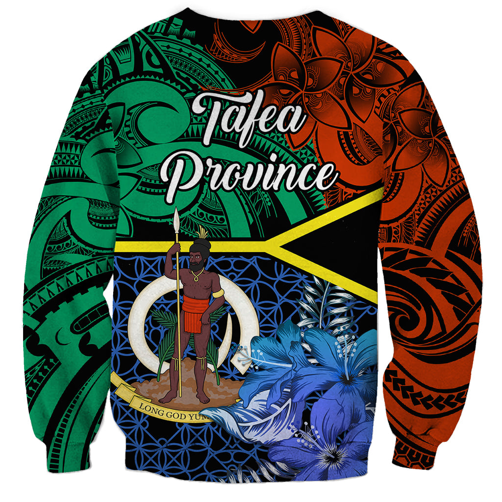 Tafea Day Sweatshirt Vanuatu Sand Drawing With Polynesian Pattern - Wonder Print Shop