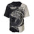 Personalised Polynesia Fishing Baseball Jersey With Maori Hei Matau Fish Hook Gold Art LT9 - Wonder Print Shop