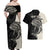 Personalised Polynesia Fishing Couples Matching Off Shoulder Maxi Dress and Hawaiian Shirt With Maori Hei Matau Fish Hook Gold Art LT9 - Wonder Print Shop