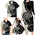 Personalised Polynesia Fishing Family Matching Long Sleeve Bodycon Dress and Hawaiian Shirt With Maori Hei Matau Fish Hook Gold Art LT9 - Wonder Print Shop