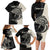 Personalised Polynesia Fishing Family Matching Long Sleeve Bodycon Dress and Hawaiian Shirt With Maori Hei Matau Fish Hook Gold Art LT9 - Wonder Print Shop