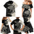 Personalised Polynesia Fishing Family Matching Mermaid Dress and Hawaiian Shirt With Maori Hei Matau Fish Hook Gold Art LT9 - Wonder Print Shop