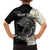 Personalised Polynesia Fishing Family Matching Off Shoulder Short Dress and Hawaiian Shirt With Maori Hei Matau Fish Hook Gold Art LT9 - Wonder Print Shop