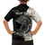 Personalised Polynesia Fishing Family Matching Short Sleeve Bodycon Dress and Hawaiian Shirt With Maori Hei Matau Fish Hook Gold Art - Wonder Print Shop