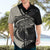 Personalised Polynesia Fishing Hawaiian Shirt With Maori Hei Matau Fish Hook Gold Art - Wonder Print Shop