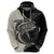 Personalised Polynesia Fishing Hoodie With Maori Hei Matau Fish Hook Gold Art - Wonder Print Shop