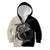 Personalised Polynesia Fishing Kid Hoodie With Maori Hei Matau Fish Hook Gold Art - Wonder Print Shop