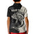 Personalised Polynesia Fishing Kid Polo Shirt With Maori Hei Matau Fish Hook Gold Art - Wonder Print Shop