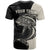 Personalised Polynesia Fishing T Shirt With Maori Hei Matau Fish Hook Gold Art - Wonder Print Shop