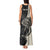 Personalised Polynesia Fishing Tank Maxi Dress With Maori Hei Matau Fish Hook Gold Art - Wonder Print Shop