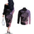 personalised-polynesia-fishing-couples-matching-off-the-shoulder-long-sleeve-dress-and-long-sleeve-button-shirts-with-maori-hei-matau-fish-hook-pastel-art
