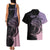 Personalised Polynesia Fishing Couples Matching Tank Maxi Dress and Hawaiian Shirt With Maori Hei Matau Fish Hook Pastel Art LT9 - Wonder Print Shop