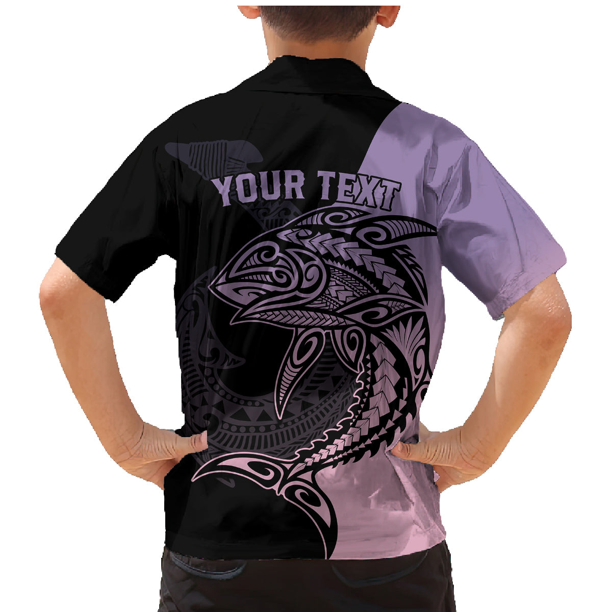 Personalised Polynesia Fishing Family Matching Mermaid Dress and Hawaiian Shirt With Maori Hei Matau Fish Hook Pastel Art LT9 - Wonder Print Shop