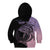 Personalised Polynesia Fishing Kid Hoodie With Maori Hei Matau Fish Hook Pastel Art - Wonder Print Shop