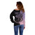 Personalised Polynesia Fishing Off Shoulder Sweater With Maori Hei Matau Fish Hook Pastel Art - Wonder Print Shop