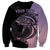 Personalised Polynesia Fishing Sweatshirt With Maori Hei Matau Fish Hook Pastel Art - Wonder Print Shop