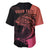 Personalised Polynesia Fishing Baseball Jersey With Maori Hei Matau Fish Hook Pink Art LT9 - Wonder Print Shop