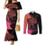 personalised-polynesia-fishing-couples-matching-mermaid-dress-and-long-sleeve-button-shirts-with-maori-hei-matau-fish-hook-pink-art