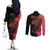 personalised-polynesia-fishing-couples-matching-off-the-shoulder-long-sleeve-dress-and-long-sleeve-button-shirts-with-maori-hei-matau-fish-hook-pink-art