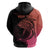Personalised Polynesia Fishing Hoodie With Maori Hei Matau Fish Hook Pink Art - Wonder Print Shop