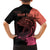 Personalised Polynesia Fishing Kid Hawaiian Shirt With Maori Hei Matau Fish Hook Pink Art - Wonder Print Shop
