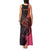 Personalised Polynesia Fishing Tank Maxi Dress With Maori Hei Matau Fish Hook Pink Art - Wonder Print Shop