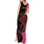 Personalised Polynesia Fishing Tank Maxi Dress With Maori Hei Matau Fish Hook Pink Art - Wonder Print Shop