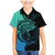 Personalised Polynesia Fishing Family Matching Mermaid Dress and Hawaiian Shirt With Maori Hei Matau Fish Hook Turquoise Art LT9 - Wonder Print Shop