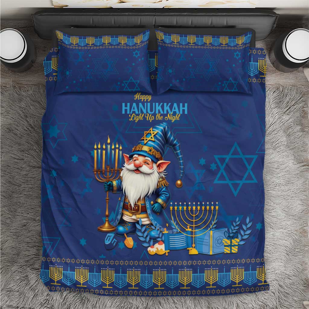 Hanukkah Jewish Star of David Bedding Set Chilling With My Gnomies LT9 - Wonder Print Shop