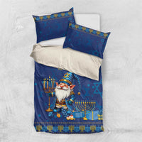 Hanukkah Jewish Star of David Bedding Set Chilling With My Gnomies LT9 - Wonder Print Shop